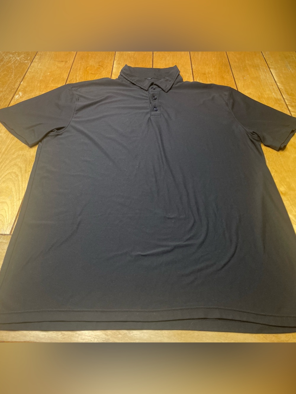 Vuori Strato Tech Polo Color Black Size Large Performance Stretch Outdoor